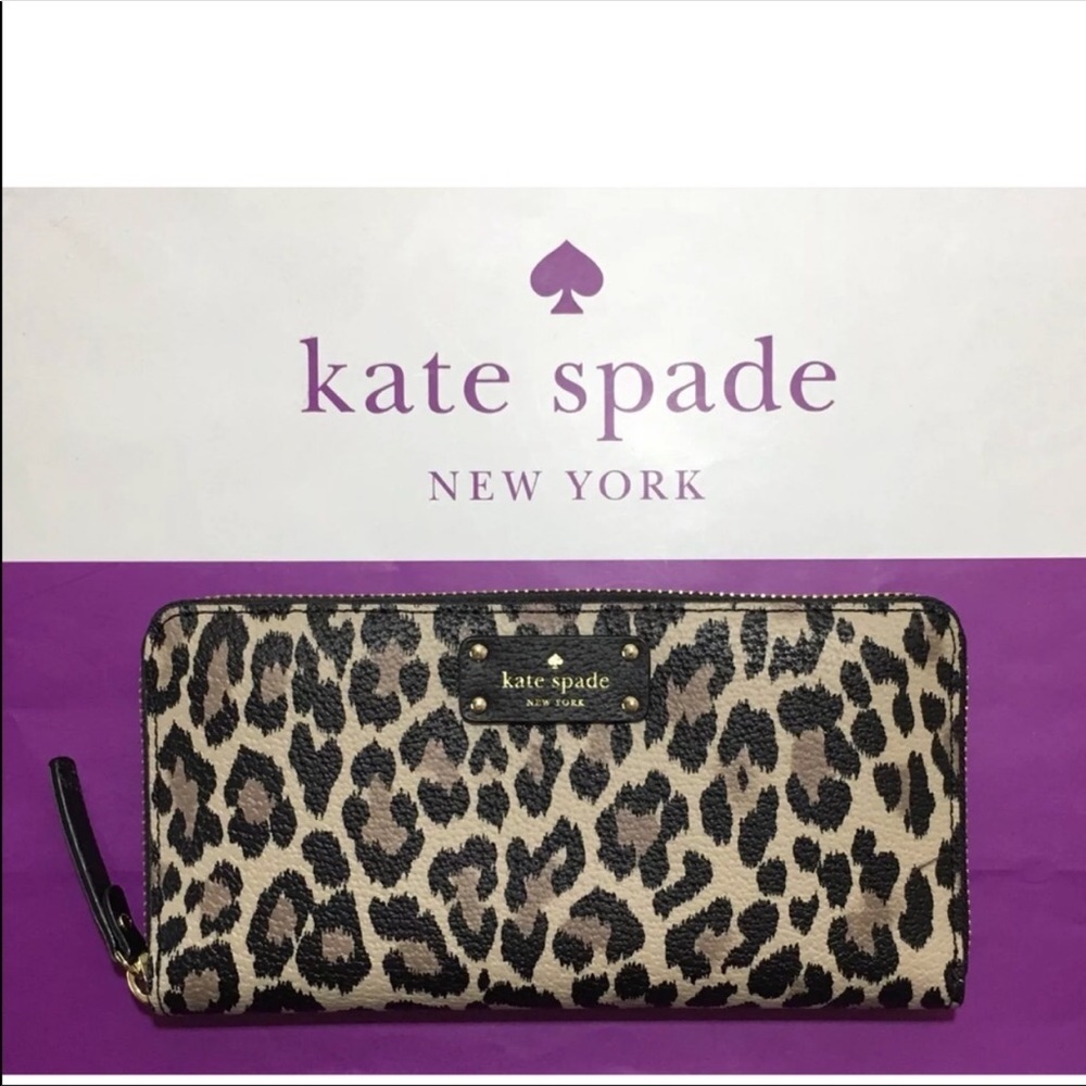 Kate Spade Leopard Wallet